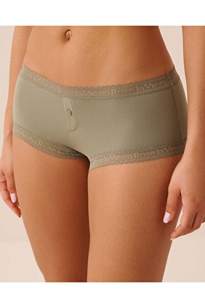 La Vie en Rose Super Soft Lace Trim Boyshort Panty