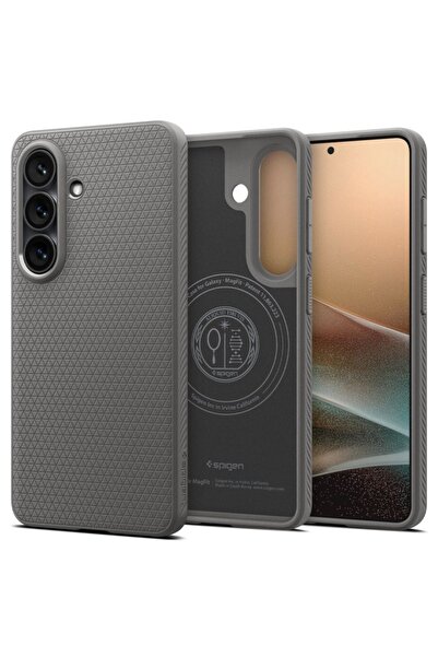 Spigen Husă pentru Samsung Galaxy S26 flexibilă, Liquid Air MagSafe, Gri