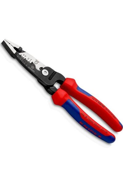 Knipex Clește dezizolator 0.75-6.0 mm², 200 mm, Roșu/Albastru