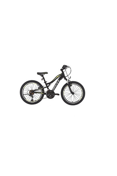 Bisan BUFFALO ERKEK DAĞ BİSİKLETİ 30CM V 24 JANT 18 VİTES MAT SİYAH SARI