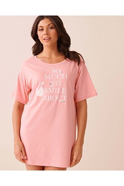 La Vie en Rose Goose Print Sleepshirt
