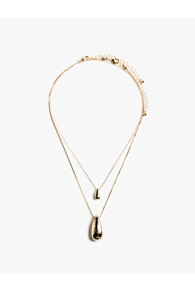 Koton Damla Uçlu 2'li Kolye Seti