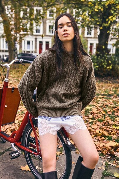 Butik Allbucks Bersh Ka Hair Braid Pattern Sweater Abbrs3795