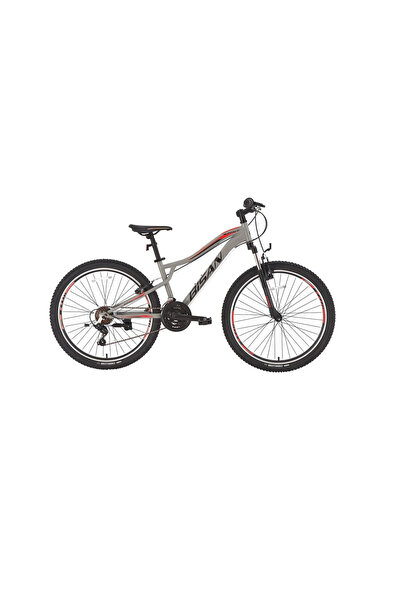 Bisan BUFFALO ERKEK DAĞ BİSİKLETİ 35CM V 26 JANT 21 VİTES AÇIK GRİ SİYAH KIRMIZI