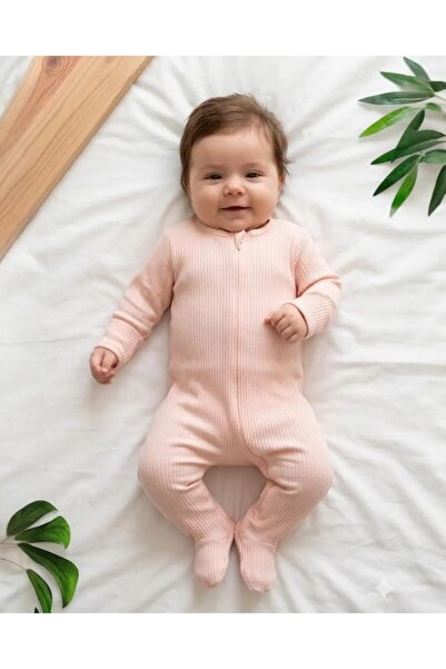 Ege Bebek بدلة أطفال بناتية من القطن المضلع بسحّاب، بدلة موسمية مع قفازات وحذ...