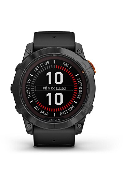 Garmin Ceas smartwatch Fenix 7X Pro Solar Power Glass, Bluetooth, 32GB, Negru