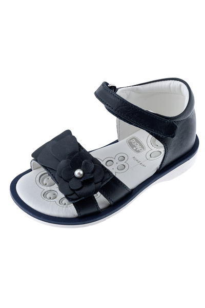 Chicco Children's leather sandals Chaya, Blue, 67091, 28