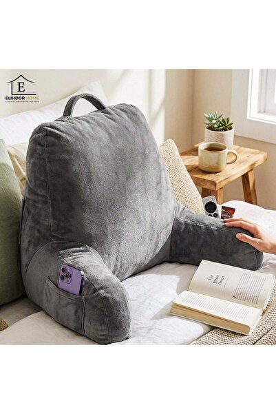 Elindor ® Orthopedic Reading Pillow for Bed, Memory Foam Pillow, Back, Head, ...