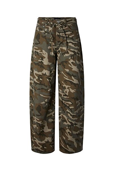 PIECES Barrel Fit Jeans PCMIMMI MW BINDEVERSCHLUSS