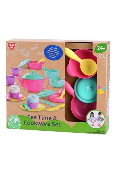 Play Go BIO-BASED PLASTIC - TEA TIME & COOKWARE SET - 24 PCS