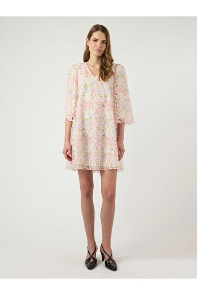 YAS Rochie midi YASLEANNA cu mânecă 3/4