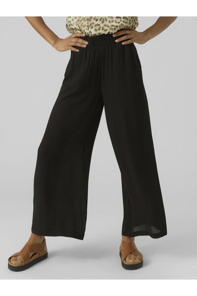 Vero Moda Pantaloni VMMENNY cu talie înaltă