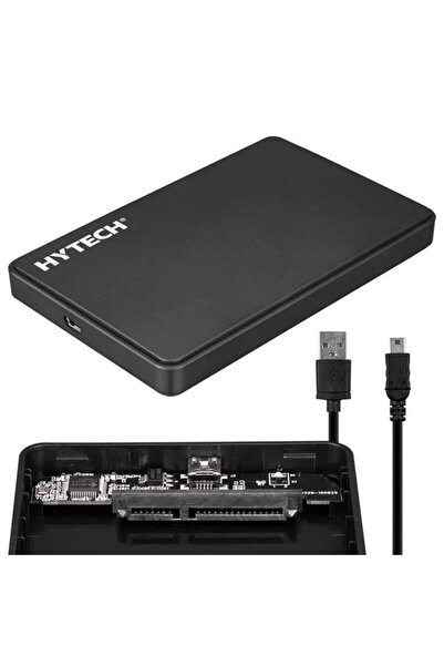 SH TICARET Hytech Hy-hdc21 2.5" Usb 2.0 Sata Harici Hard Disk Kutusu Siyah