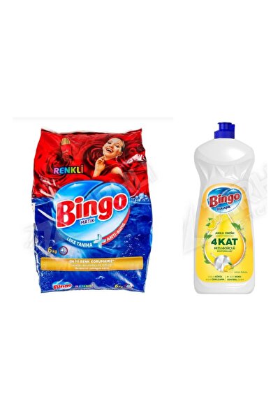 Bingo رينكلي.لرز 6 كجم + منظف سائل للأطباق 1500 مل، مجموعة من 2 قطعة