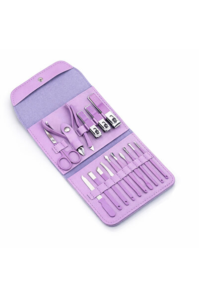 de Επαγγελματικό σετ 16 τεμαχίων για μανικιούρ, πεντικιούρ και περιποίηση προ...