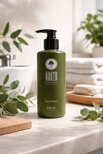 Roots Aromatherapy Eucalyptus Tea Extract Liquid Hand Soap 380 ml – Refreshin...