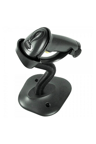 Zebra Symbol LS2208 barcode reader, 1D, USB, stand, black