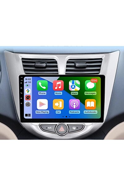 Generic شاشة أندرويد لسيارة هيونداي أكسنت من 2012 إلى 2018 مع كاربلاي وأندروي...