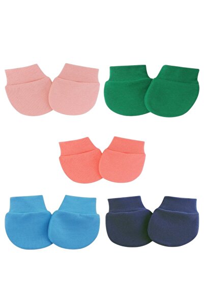 Bambimici - 5 أزواج من قفازات ليتل سنجلز - متعددة الألوان - من 0 أشهر إلى 6 أشهر