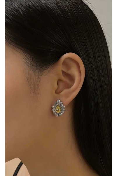 LABELRM Yellow Dew Drop Earrings