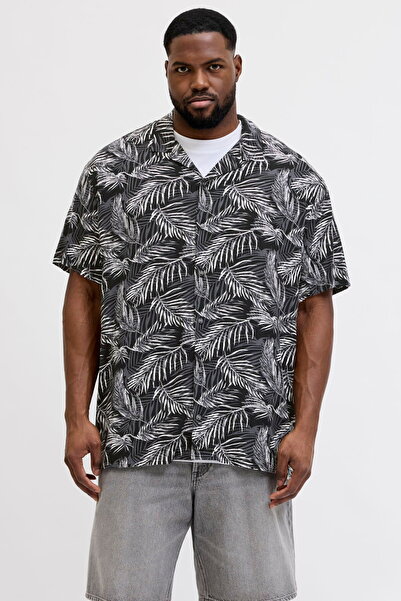 Jack & Jones Plus Size Resort Collared Shirt - Jeff