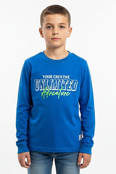 Toontoy Tricou cu mânecă lungă și imprimeu pentru băieți 22860