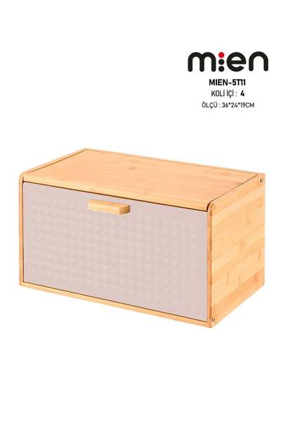 MİEN Gray Gray Bread Storage Cabinet Model Code: Mien-5T11Gri
