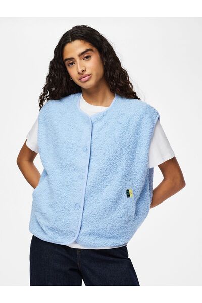 PIECES Weste PCKATTY TEDDY