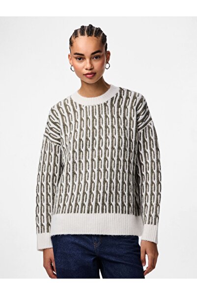 PIECES Pletený svetr PCRIGMOR OVERSIZED