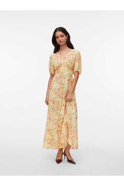 Vero Moda Kleid VMVILMA Langes Kleid