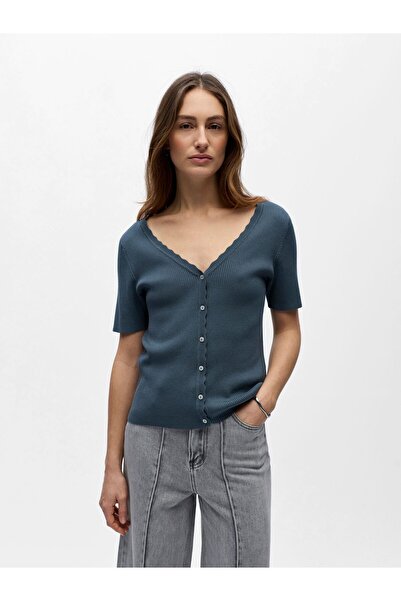 Object Cardigan cu mânecă scurtă