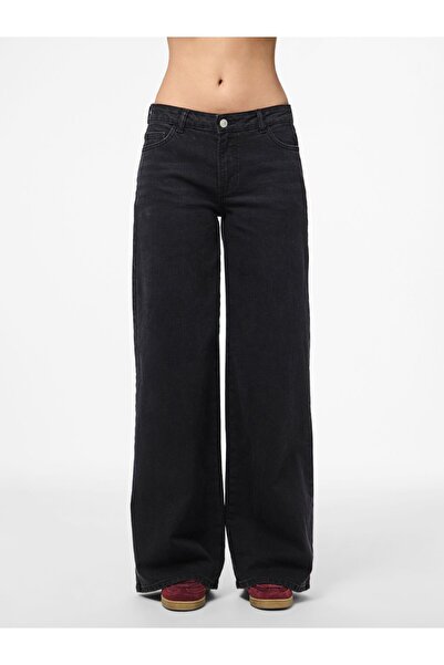 PIECES Široké džínsy PCSELMA LW