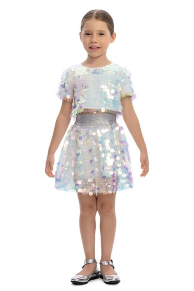 HAUSEkids 3-7 Years Old Happy Birthday Girl Set-Ecru