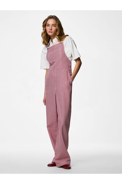 PIECES Kalhoty PCALLO s proužky