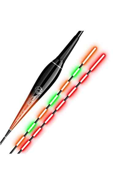 Opra tactic Plută de pescuit nocturn de 1.0 grame cu LED și senzor de mușcătură