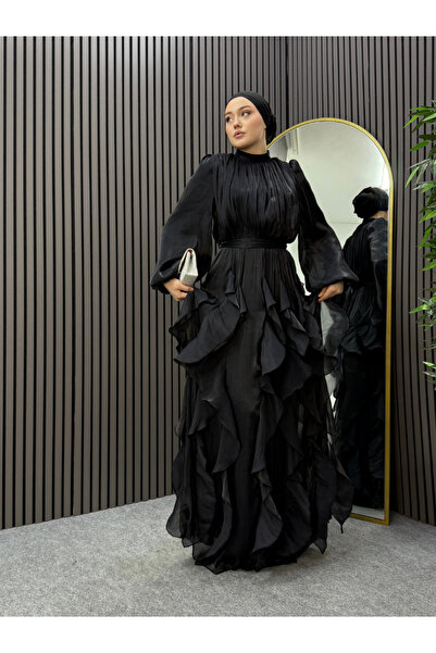 ENSA TESETTUR Βραδινό φόρεμα Waw, μαύρο