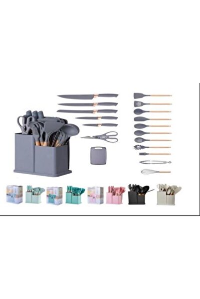 SimpluAcasa Premium Utensil and Knife Set with Multifunctional Organizer 19 P...