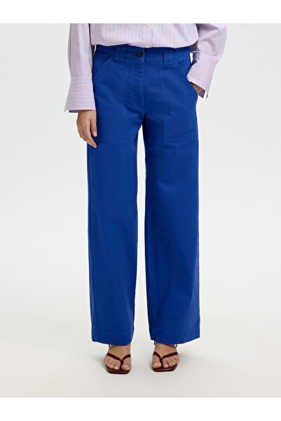 SELECTED Wide Leg Hose Mid Waist