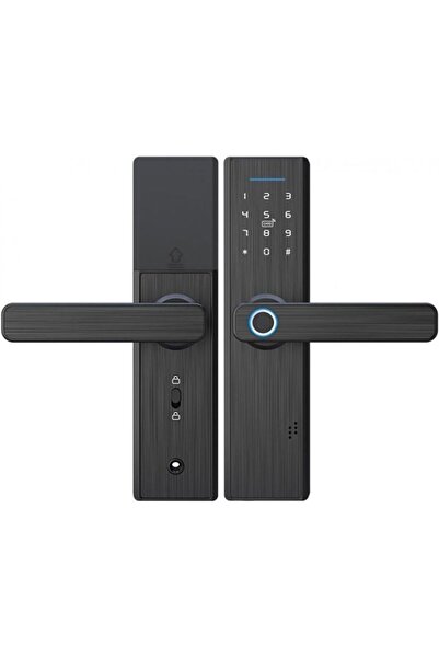 Generic قفل باب ذكي X1 مع واي فاي - بصمة الإصبع، تطبيق تويا، بطاقة IC ورمز رق...