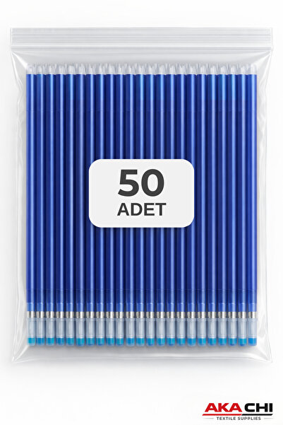 AKA CHI Isı ve Buhar ile Uçan Kalem İçi 2.50 ml Tekstil Kumaş Çizim Yedeği 50...