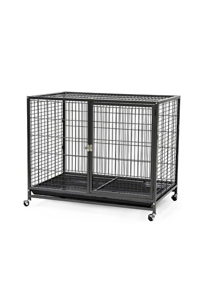 BIOTUR PET CUSCA METALICA PENTRU CAINI CU ROTI 109x70x89(h)cm