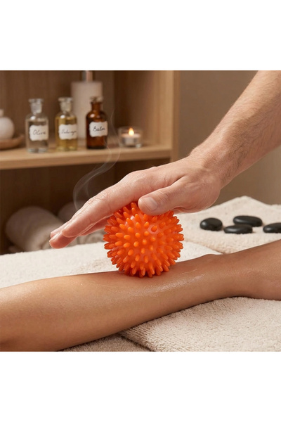 Joints Mambo Max Massage Ball - Spiky Massage Ball 6 cm Orange - Soft Material