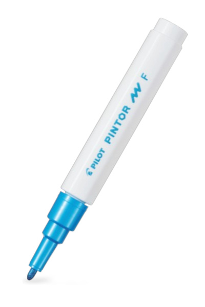 Pilot Pi̇ntor (m) Round Tip Metallic Blue