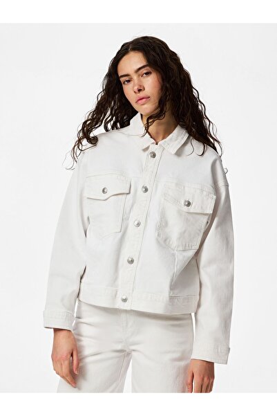 PIECES Geacă de blugi PCELMA