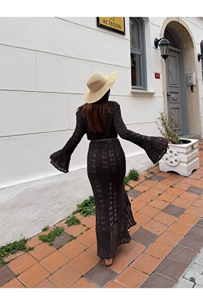 DEHA textile Triko oversıze plaj elbise