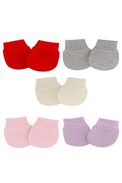 Bambimici - 5 أزواج من قفازات ليتل سنجلز - متعددة الألوان - من 0 أشهر إلى 6 أشهر