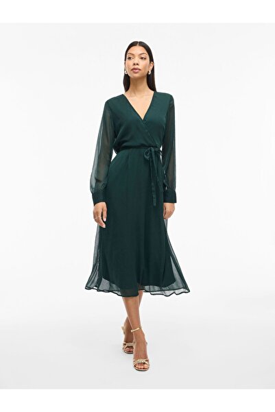 VILA Maxikleid VIFALIA s dlouhým rukávem