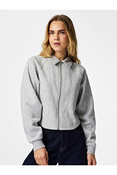 PIECES Strickjacke PCFILUCCA přiléhavá mikina