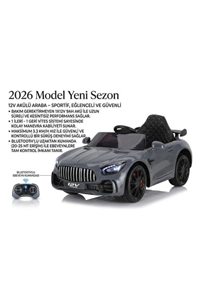 ÖYKÜ BEBEK DUNYASI 2026 Model Yeni Sezon Uzaktan Kumandalı 12Volt Akülü Araba...