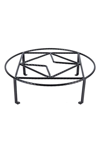 AL SANIDI Round Fire Pit, Mini Portable Charcoal Bbq Grill for Picnics and Ba...